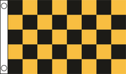 Team Car Flag 5X3 Checker Flag