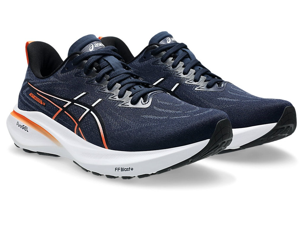 Asics GT-2000 13 Men's Running Shoes Midnight Navy Black Orange Size