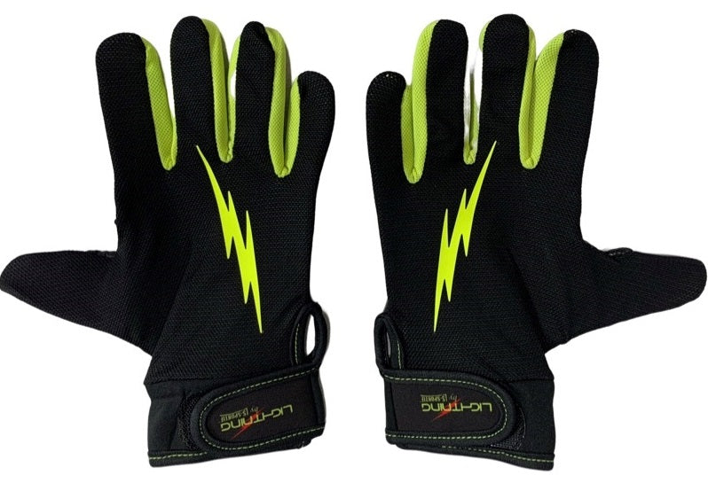 LS Lightning SuperMicro Mesh Gaelic Gloves (Black Flo Yellow)