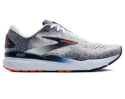Brooks Ghost Men' Running Shoes White Peacoat Orange