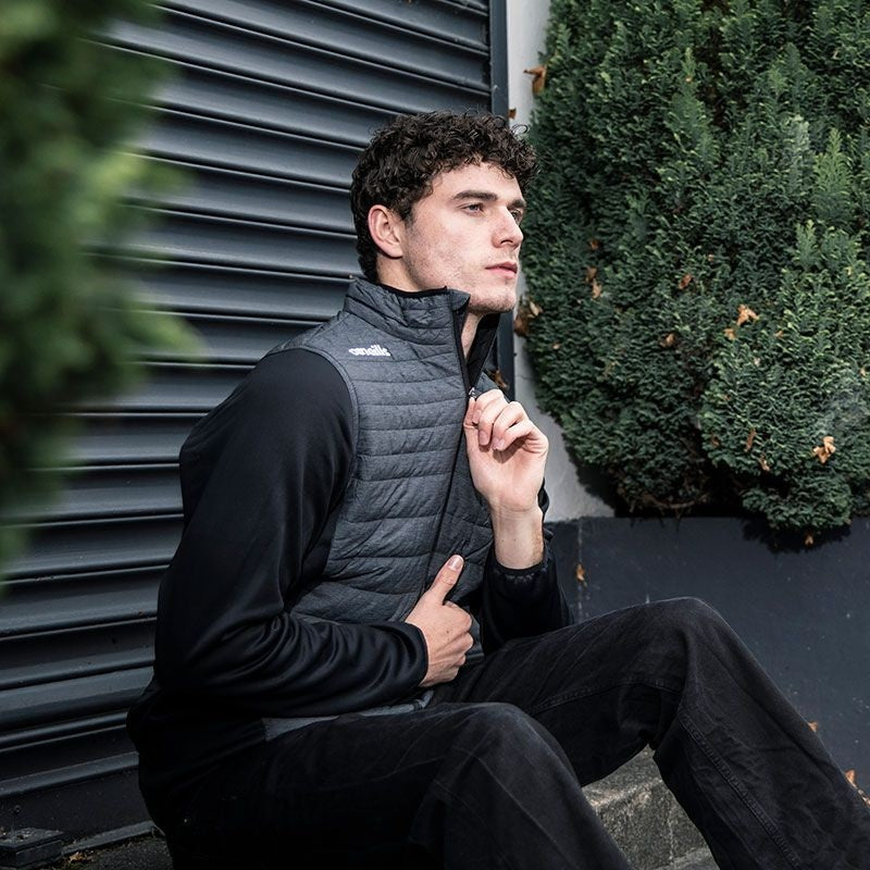 O'Neills Charley Padded Jacket (Marl Grey Black)