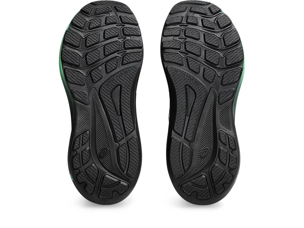 Asics GT- GS Kids Running Shoes Black Digital Aqua