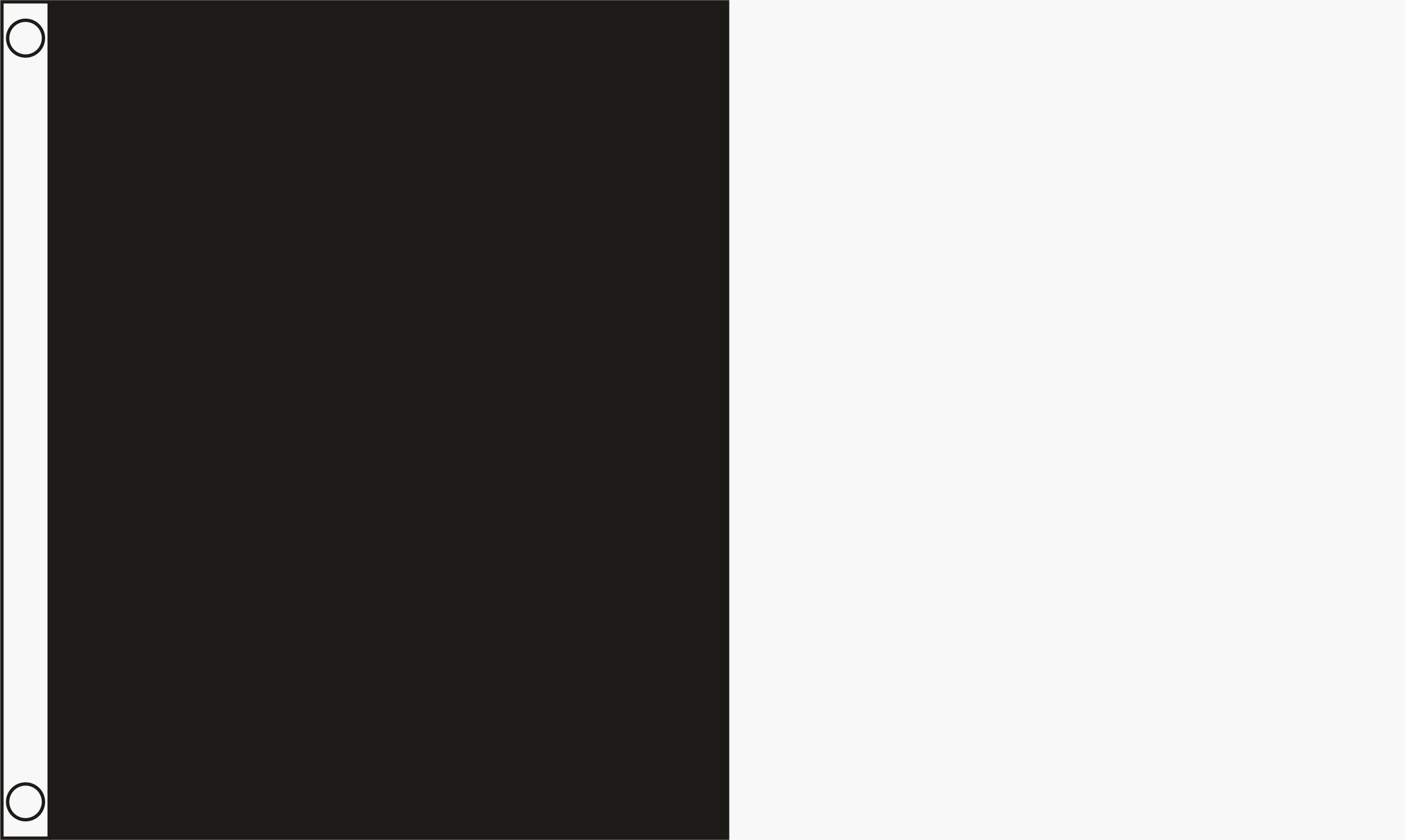 Team Car Flag 5X3 Half & Half Flag
