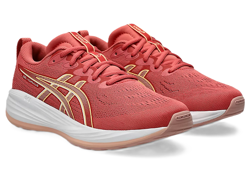 Asics Gel-Cumulus GS Kids Running Shoes Dark Pink Clay Cream