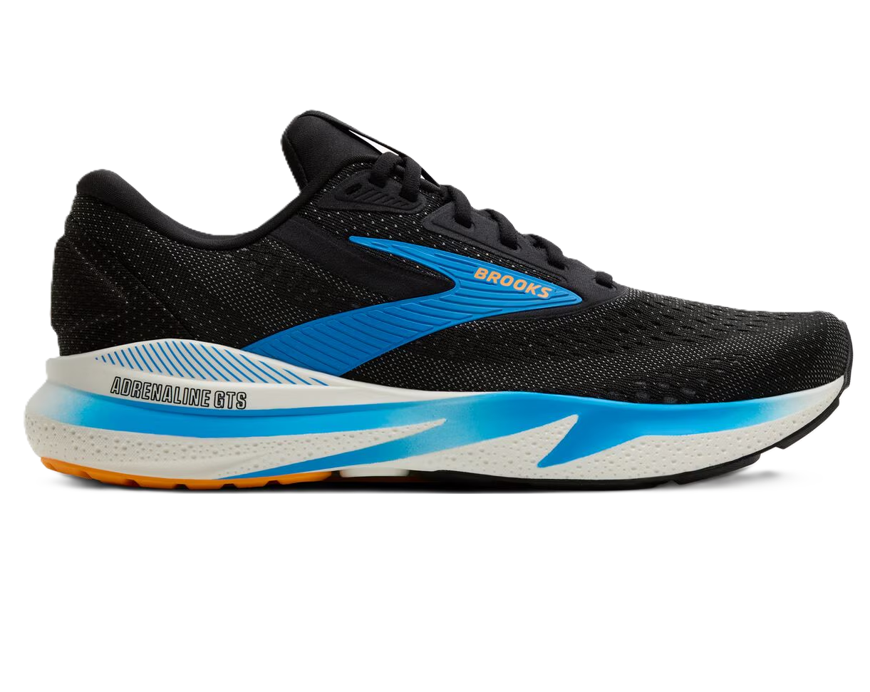 Brooks Adrenaline GTS 24 Men's Running Shoes Black Ebony Cloissonne
