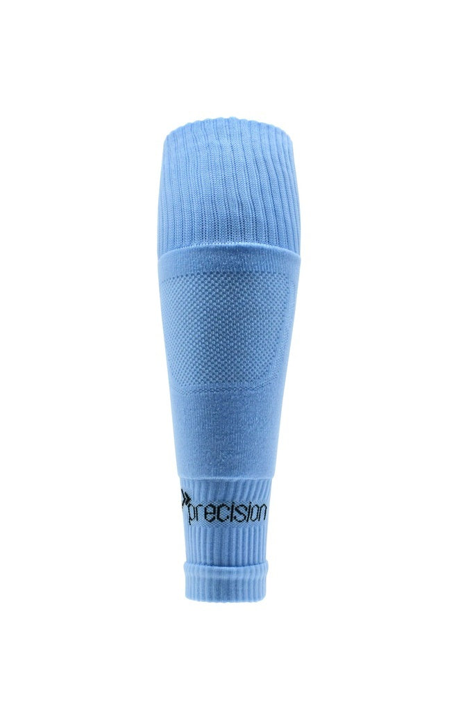 Precision Plain Pro Footless Sleeve Socks Sky