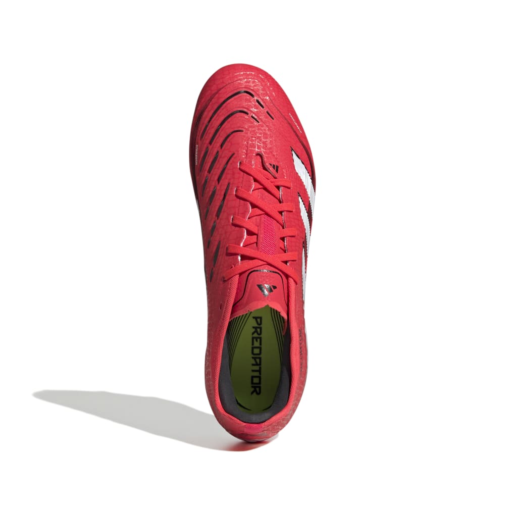 Adidas Predator Pro Firm Ground Boots Lucid Red White Core Black