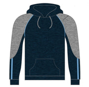 CS Poly Fleece Hoody (Navy Melange Grey Melange Sky)