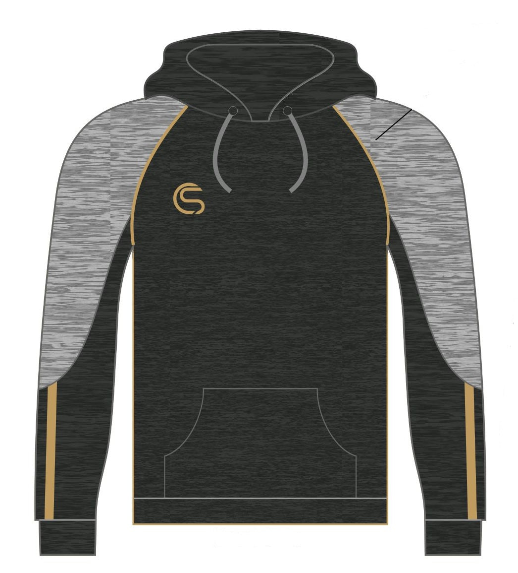 CS Poly Hoody (Black Grey Gold)