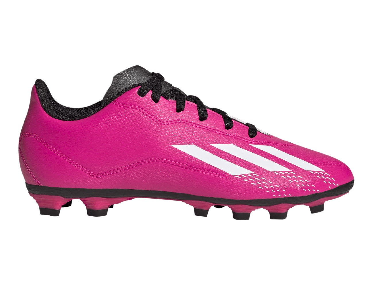 Adidas X Speedportal.4 Firm Ground Junior Football Boots (Shock Pink Cloud White Core Black)