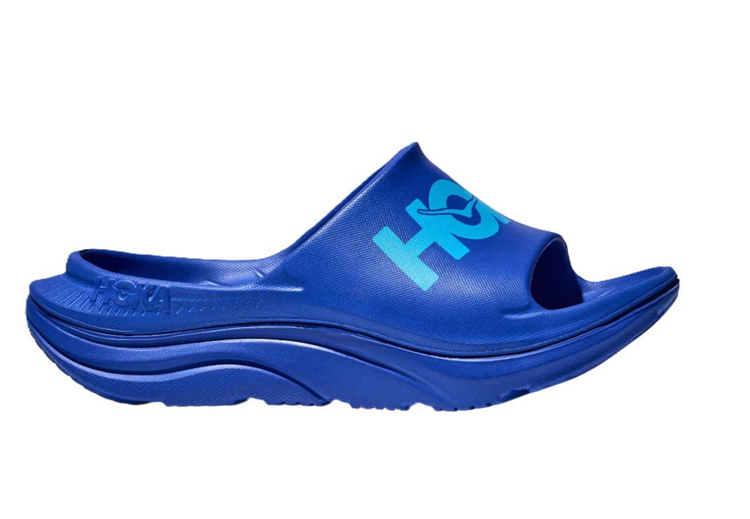 Hoka Ora Athletic Recovery Slide Ultramarine Skyward Blue .