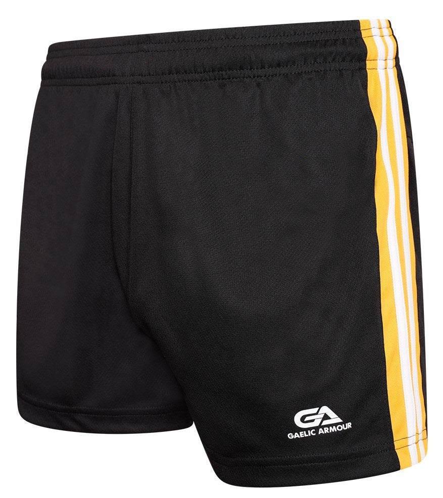 Gaelic Armour Gaelic Shorts (Black Amber White)