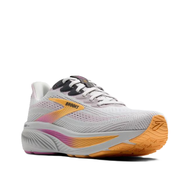 Brooks Ghost Womens Running Shoe Oyster Apricot Pink