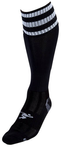 Precision Pro Football Sock Black White