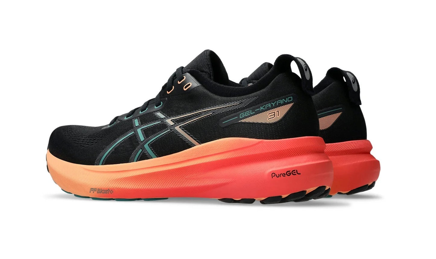 Asics Gel Kayano 31 Men's Running Shoes Black Rainy Lake