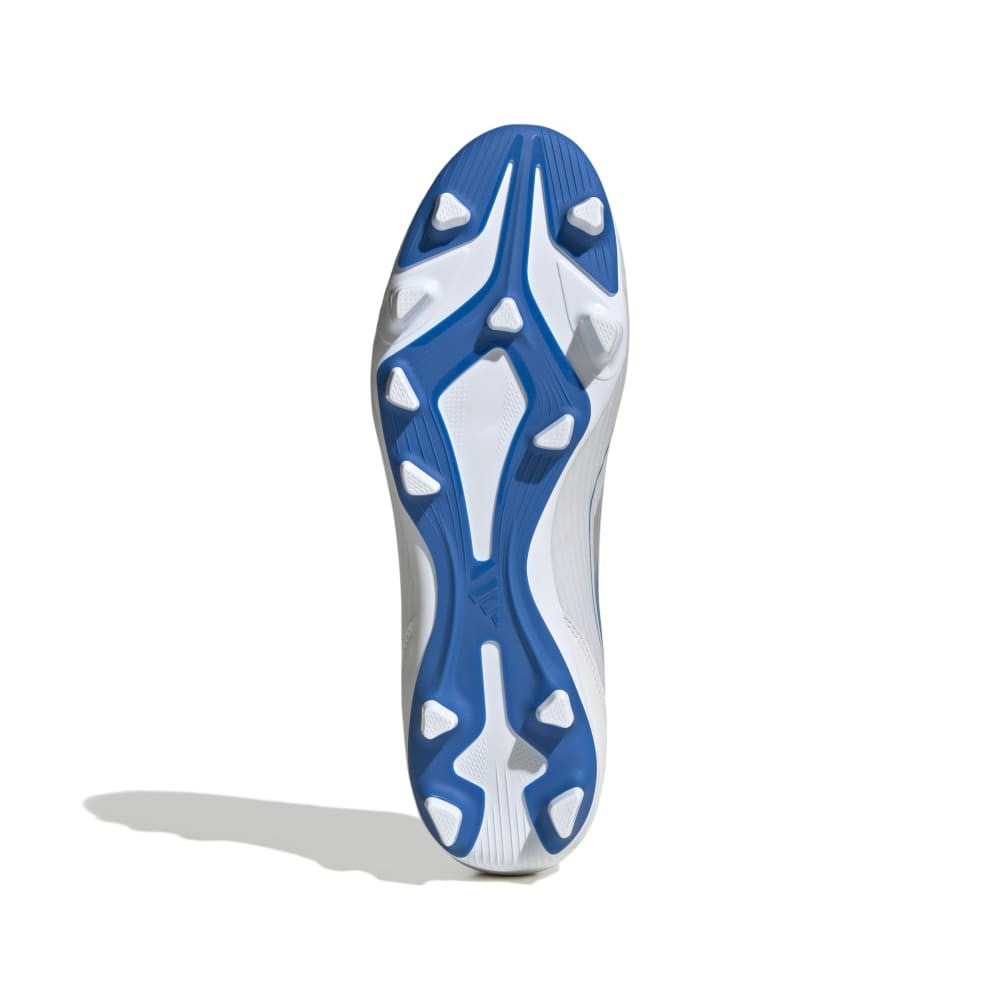 Adidas F50 Club Firm/Multi-Ground Boots White Metalic Silver