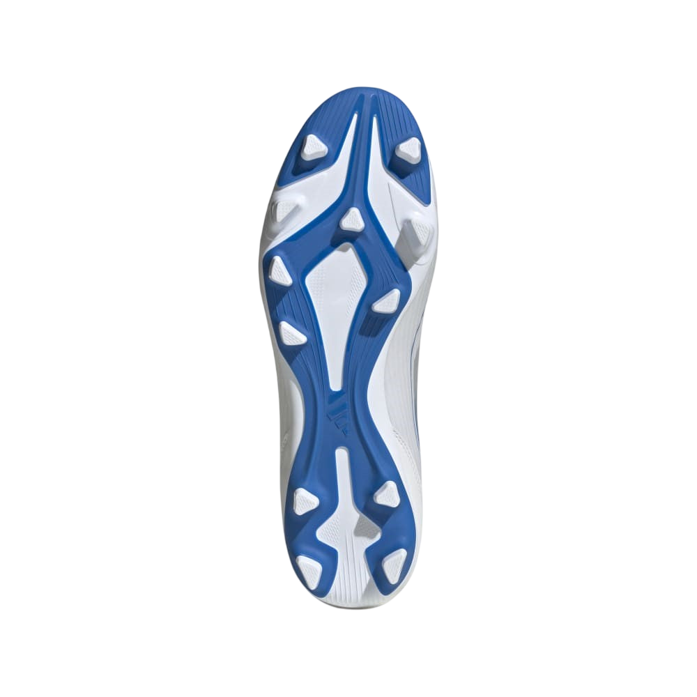 Adidas F50 Club Firm/Multi-Ground Boots White Metalic Silver