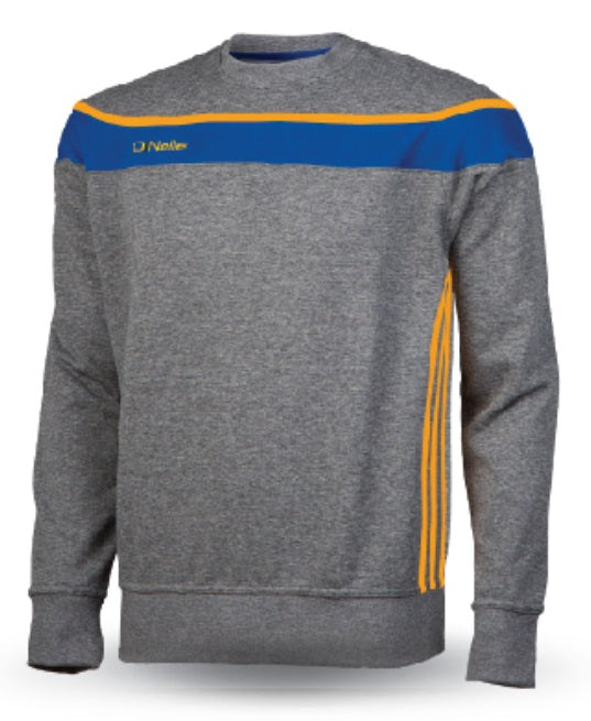 O'Neills Slaney Crew Neck Sweat (Grey Royal Amber)