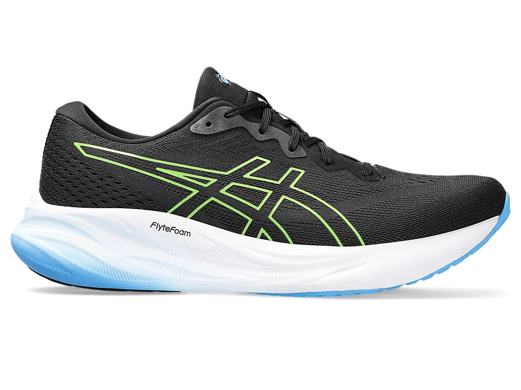 Asics Gel Pulse 15 Men's Running Shoes Black Electric Lime