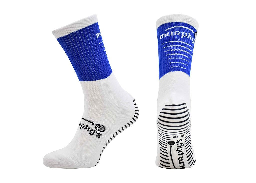 Murphys Pro Mid GAA Grip Socks Royal White