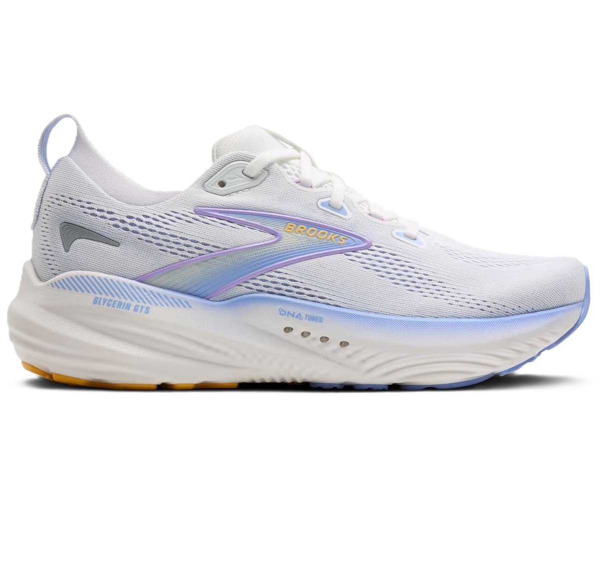 Brooks Glycerin GTS Women' Running Shoes White Blue Heron Apricot