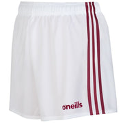 O'Neills Mourne Shorts (White Maroon)