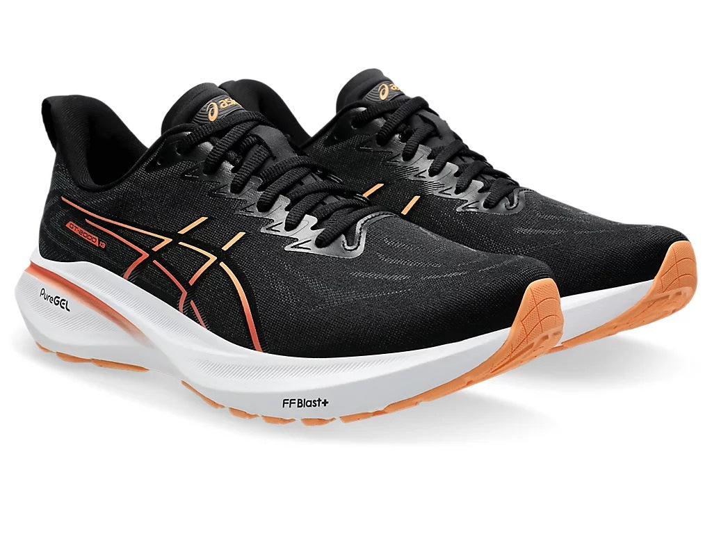 Asics GT-2000 13 Men's Running Shoes Black Faded Orange
