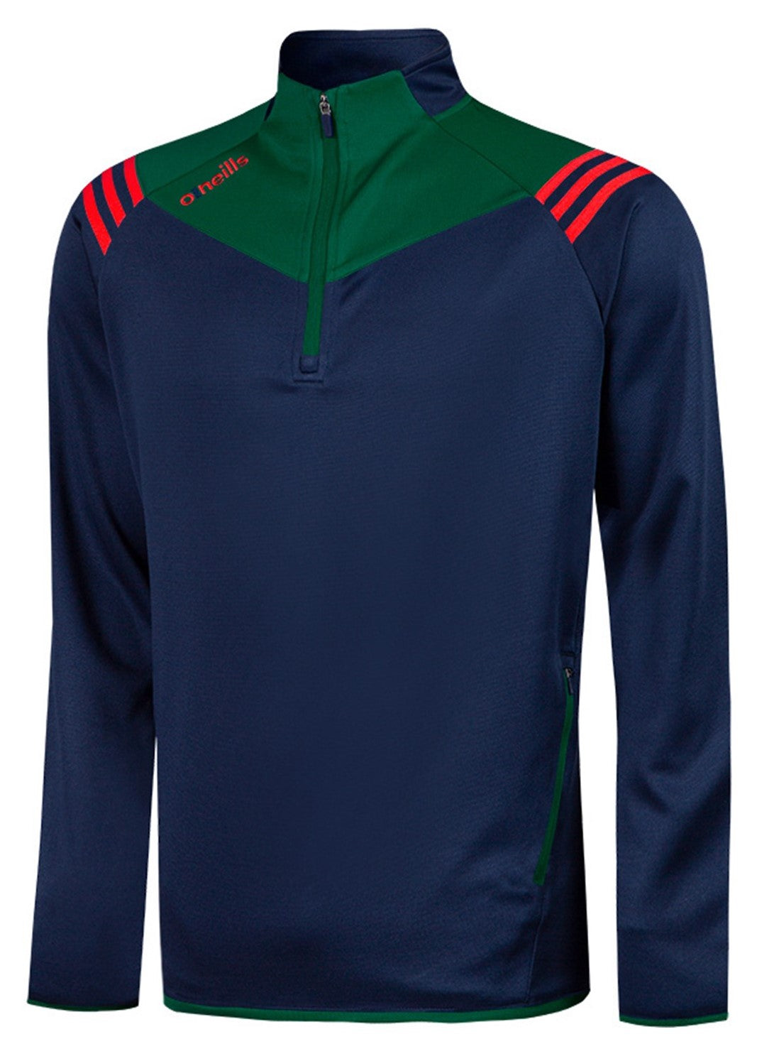 O'Neills Colorado Squad Half Zip (navy Bottle Red)