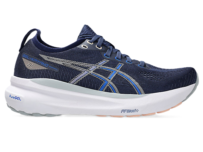 Asics Gel Kayano Women' Running Shoes Indigo Blue Pure Silver
