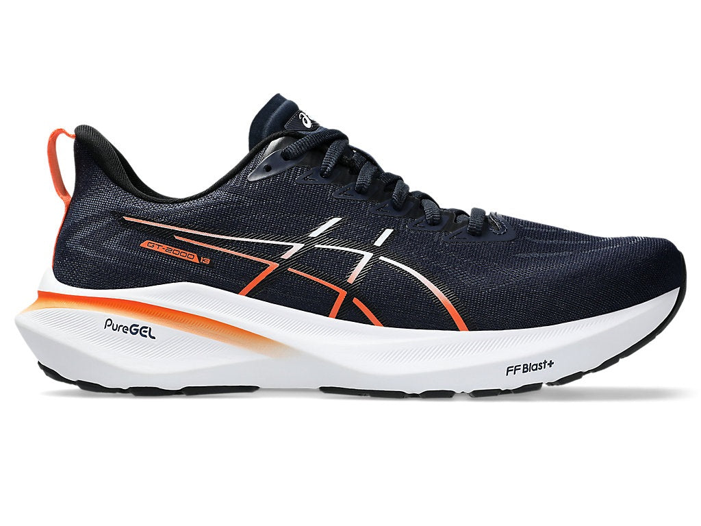 Asics GT-2000 13 Men's Running Shoes Midnight Navy Black Orange