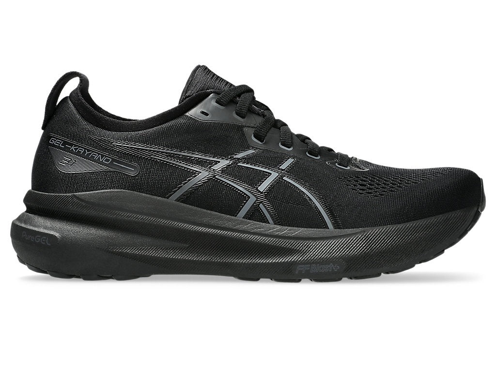 Asics Kayano 31 Men's Running Shoes Black Size