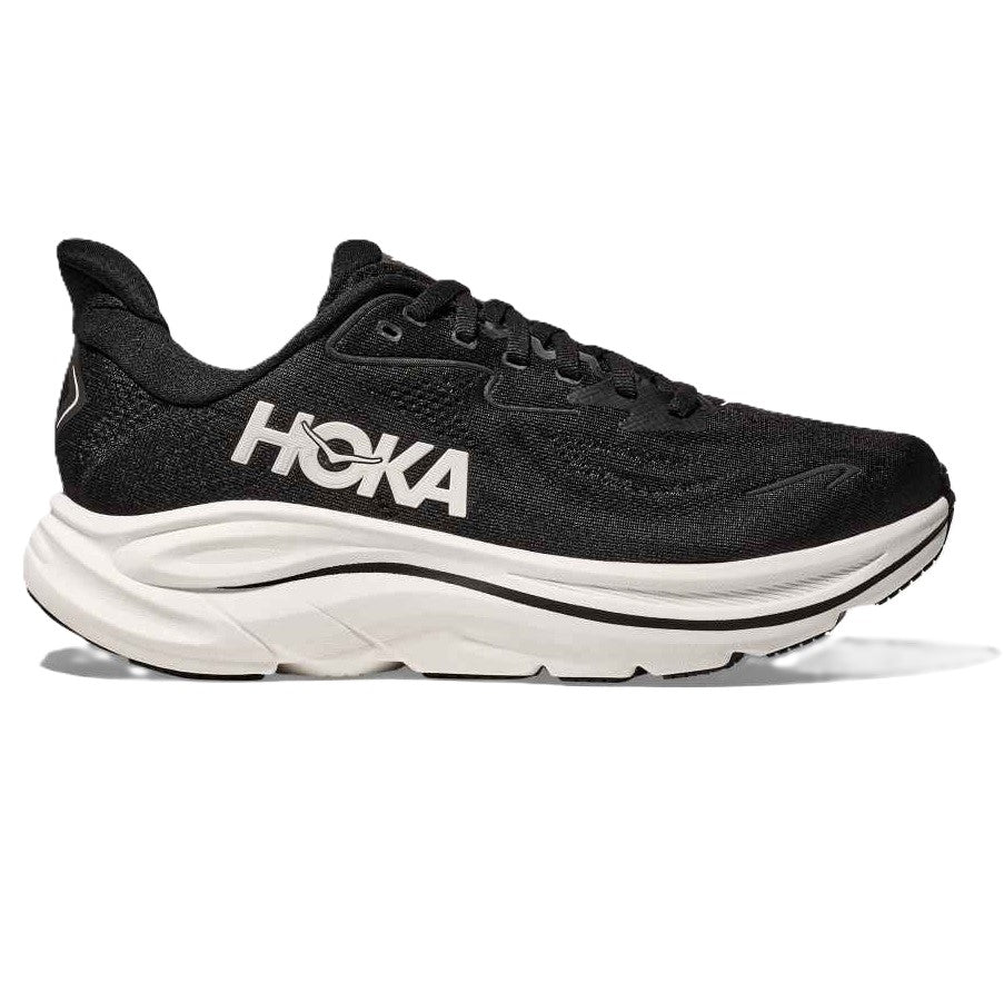 Hoka Clifton 10 Men's Running Shoes Black White