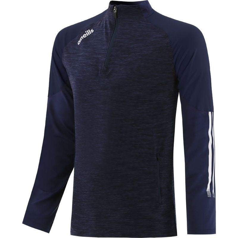 O'Neills Oslo Brushed Half Zip Top (Navy Marl White)