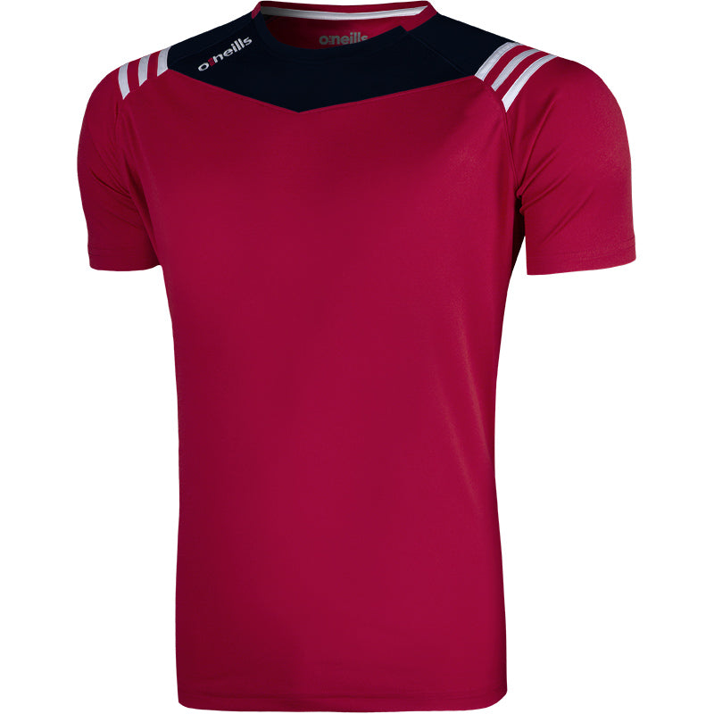 O'Neills Colorado Tee (Maroon Navy White)