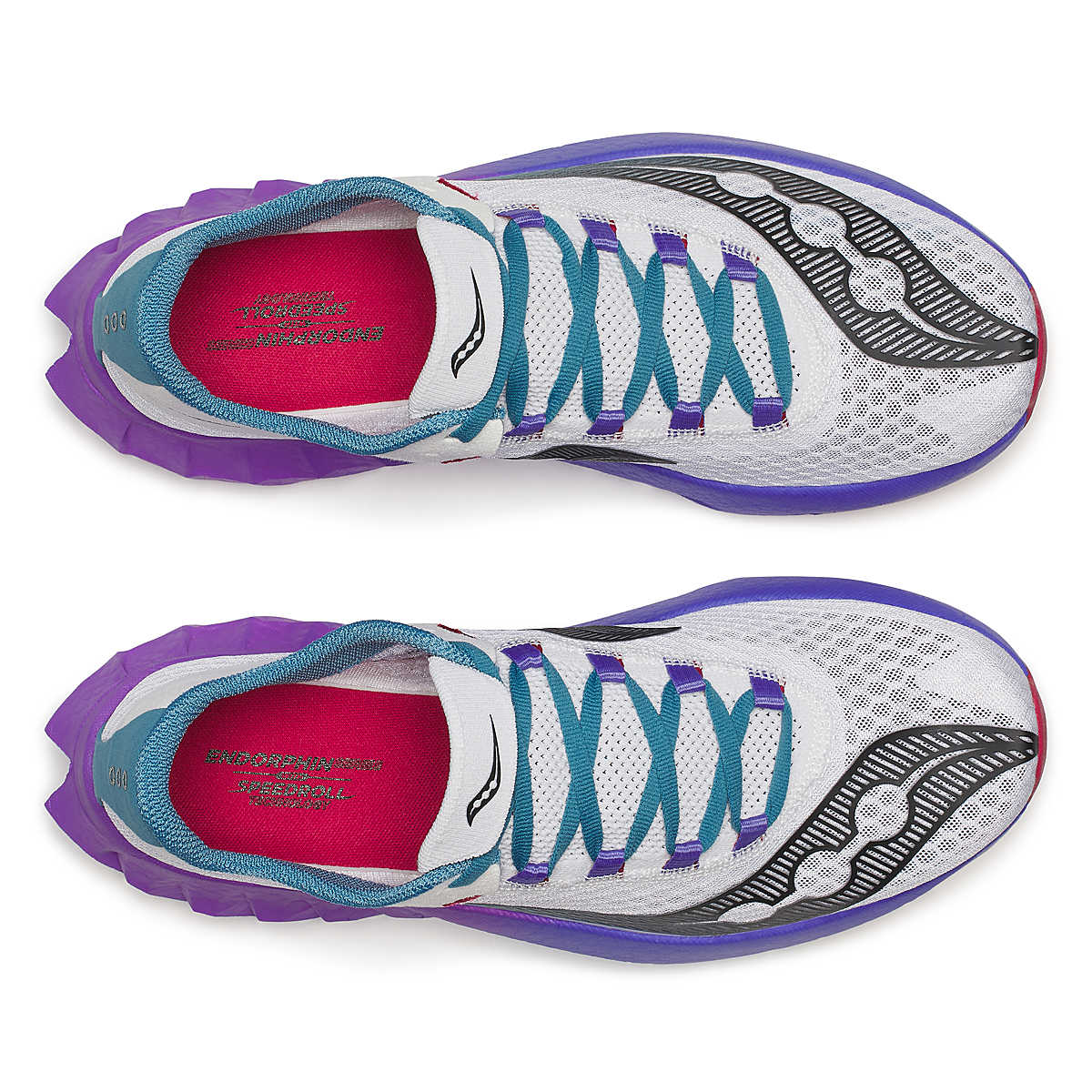 Saucony Endorphin Pro Women' Running Shoes White Shadow .