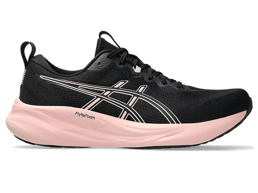 Asics Gel Pulse 16 Women's Running Shoes Black Pink