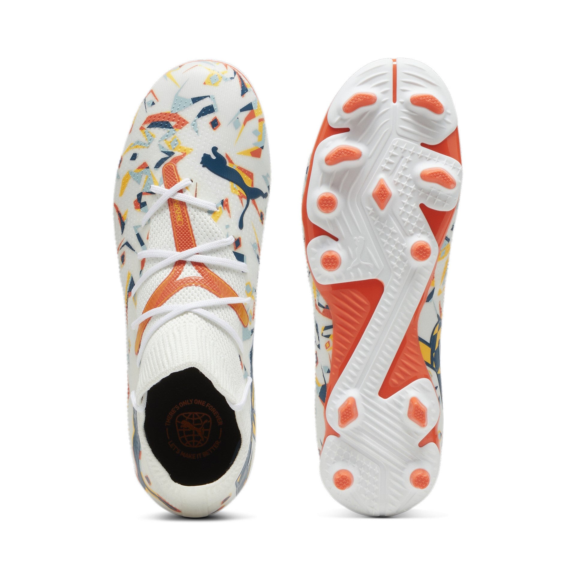 Puma Future 7 Match Creativity Firm Ground Junior Football Boots Ocean Tropic (Ocean Tropic)