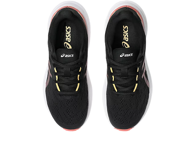 Asics GT- GS Kids Runnng Shoes Black Rubble Red