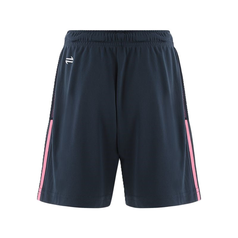O'Neills Clare GAA Ladies/Girsl Nepal Shorts Marine Pink White -