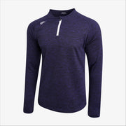 Gaelic Armour 1/2 Zip Round Neck Sweat (Navy Marl)