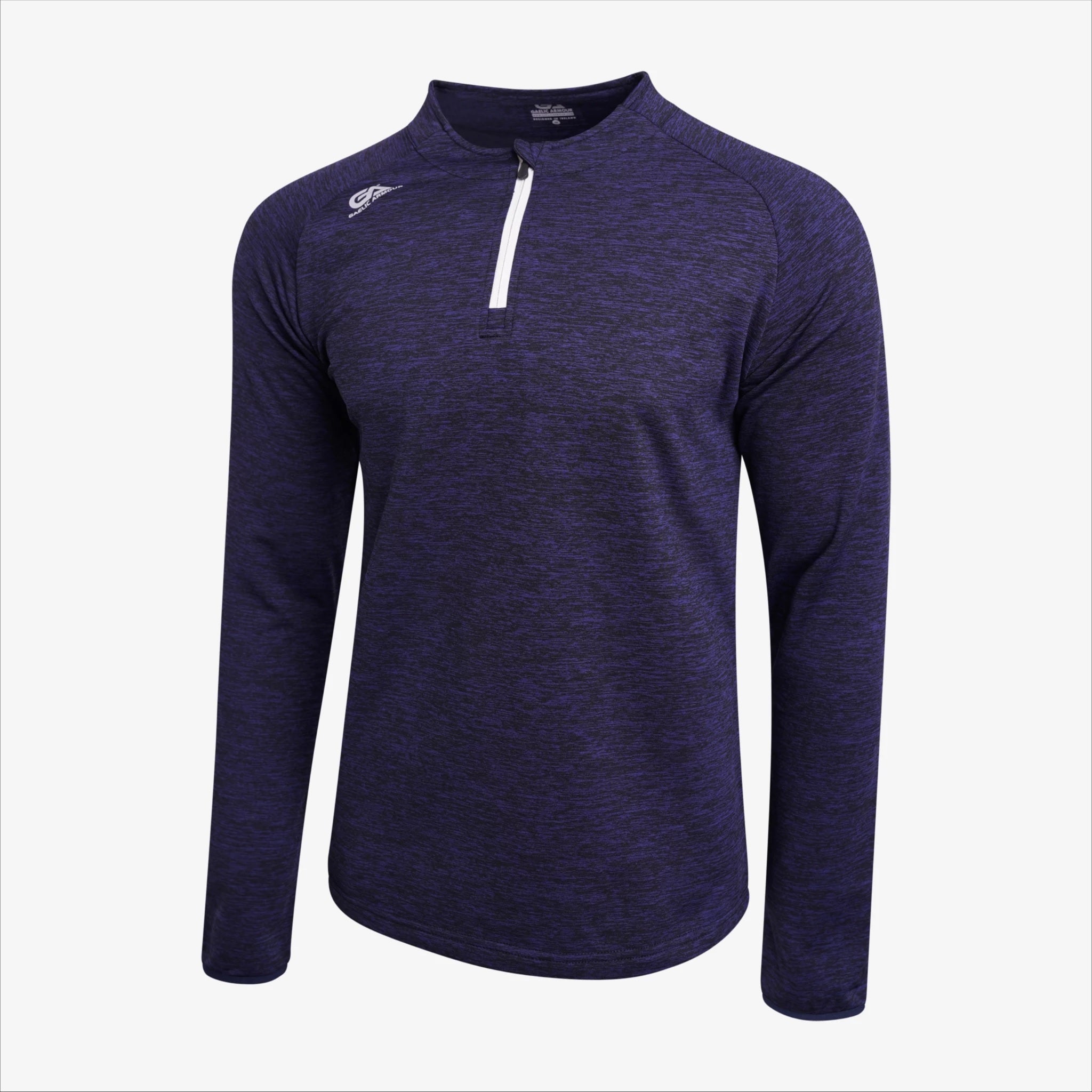 Gaelic Armour 1/2 Zip Round Neck Sweat (Navy Marl)