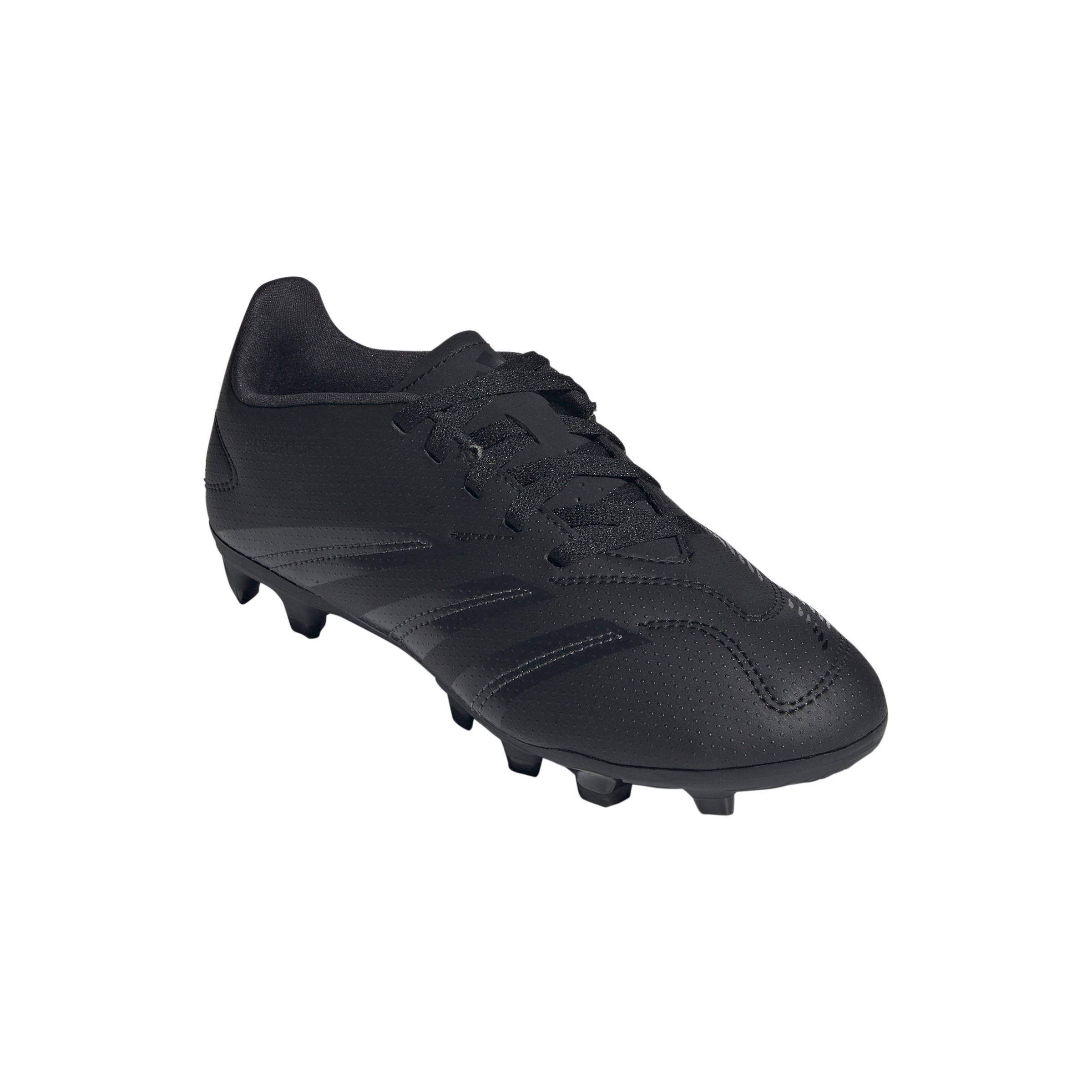 Adidas Predator Club Firm Ground Junior Football Boots Carbon Black (Black Black)
