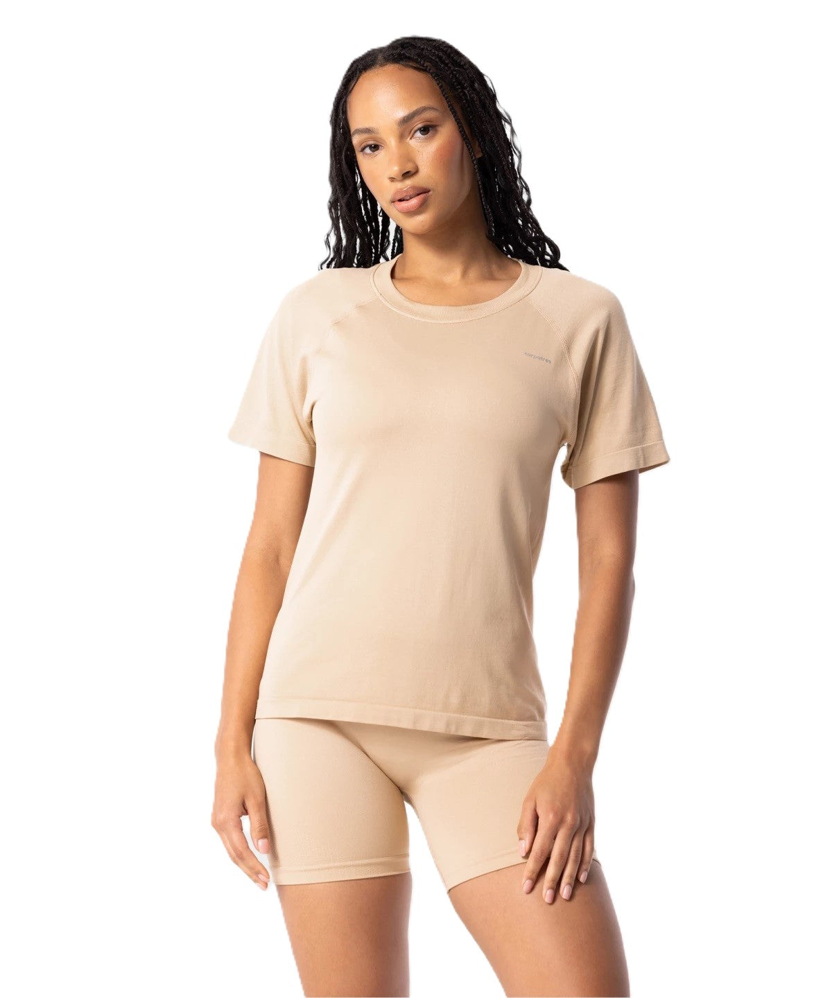 Carpatree Simply Seamless T-Shirt Perfect Beige