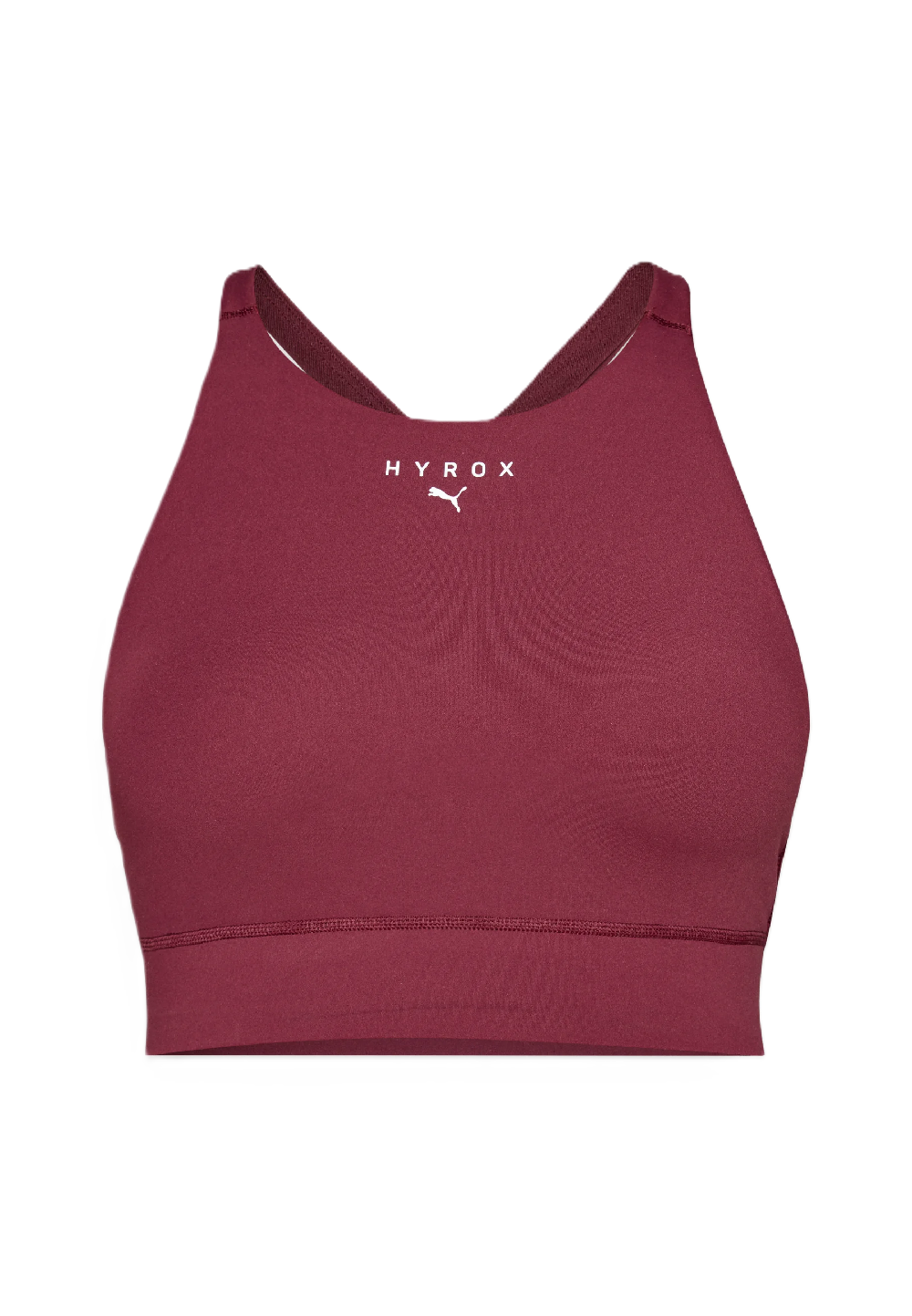 PUMA HYROX SHAPELUXE High Neck Womens Bra Ruby Shimmer