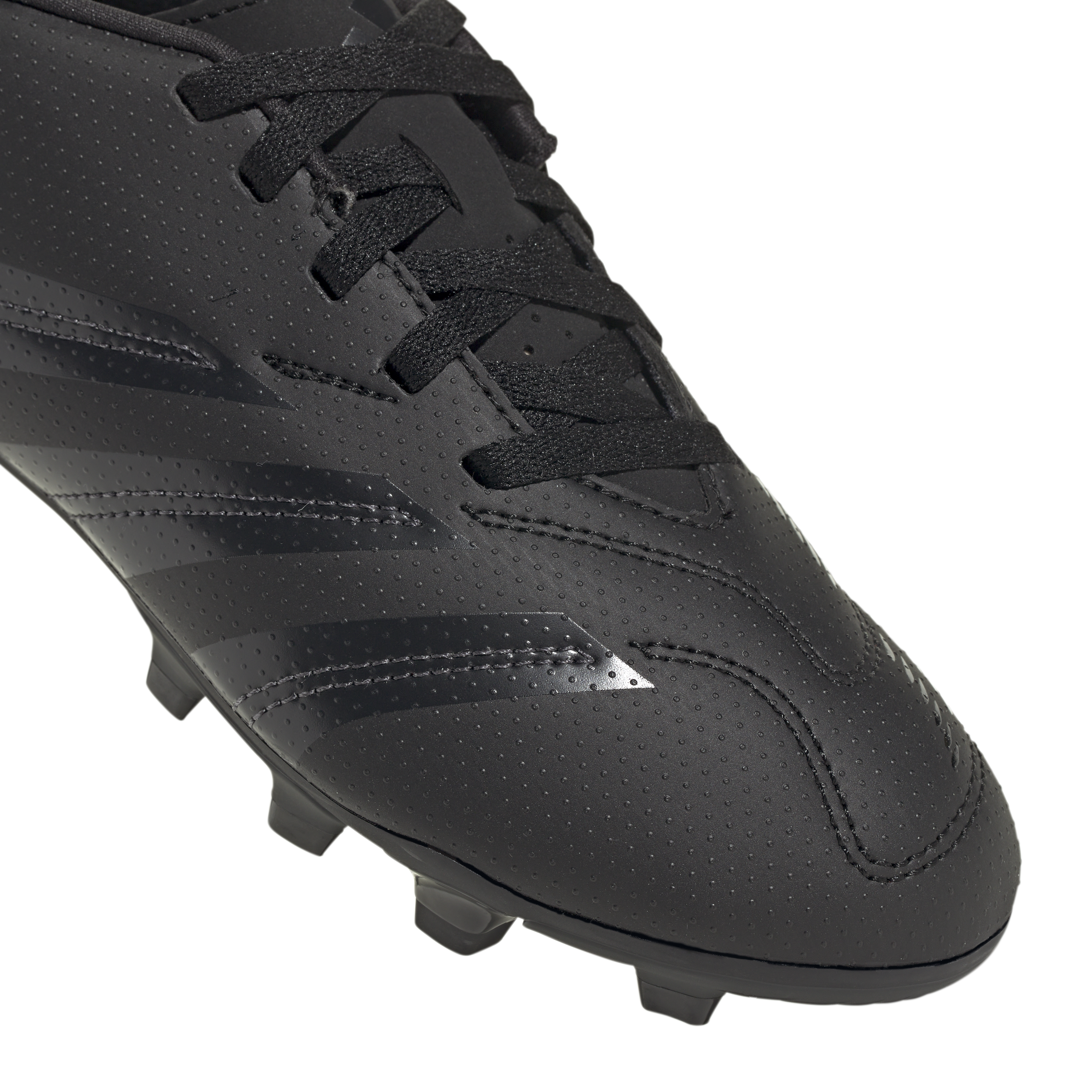 Adidas Predator Club Firm Ground Junior Football Boots Carbon Black (Black Black)