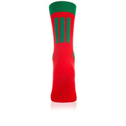 O'Neills Koolite Midi Socks Red Green Amber