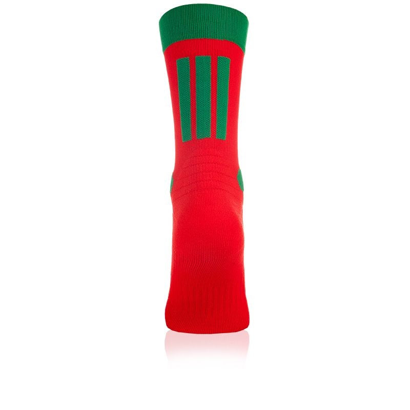 O'Neills Koolite Midi Socks Red Green Amber