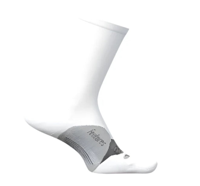 Feetures Elite Min Crew LC White