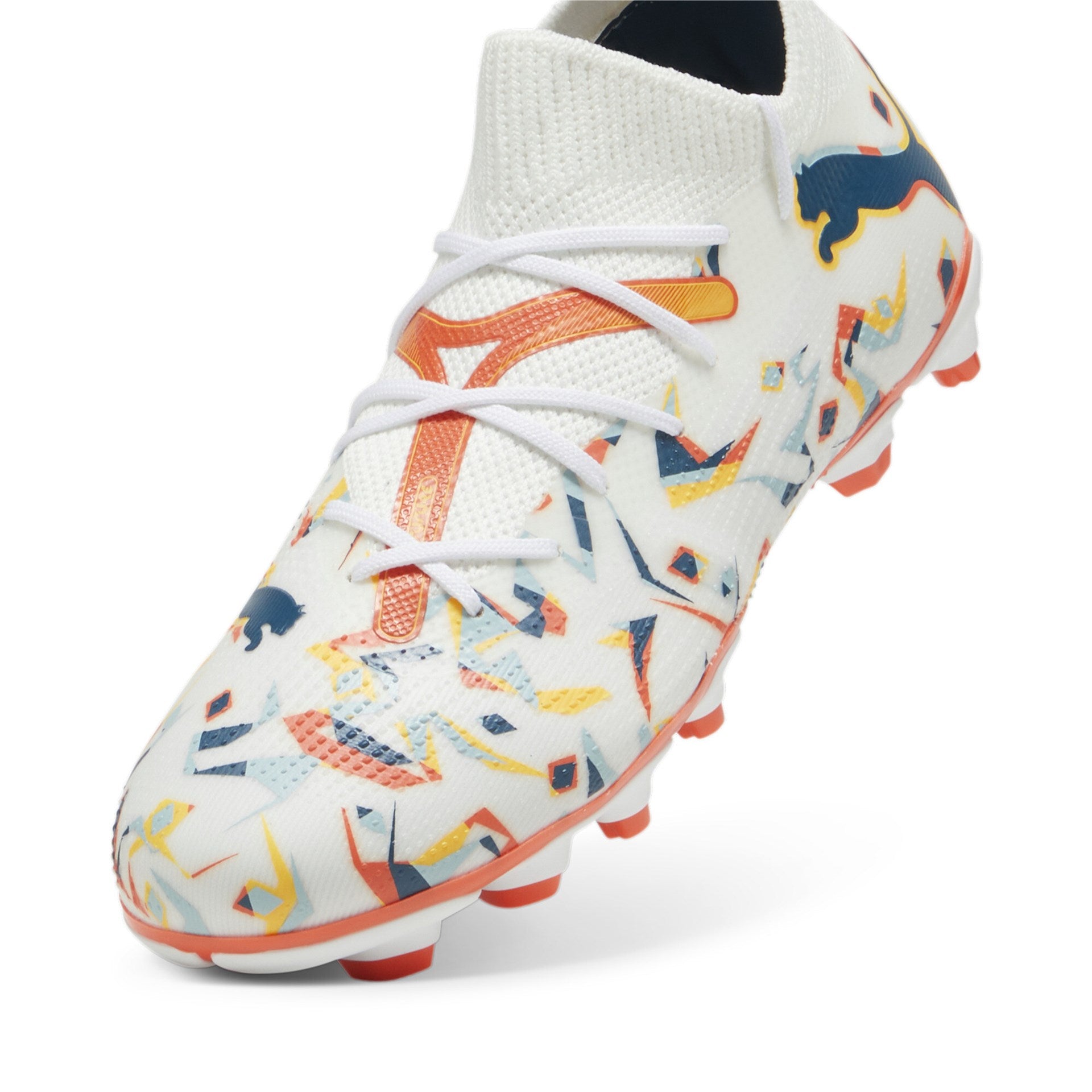 Puma Future 7 Match Creativity Firm Ground Junior Football Boots Ocean Tropic (Ocean Tropic)