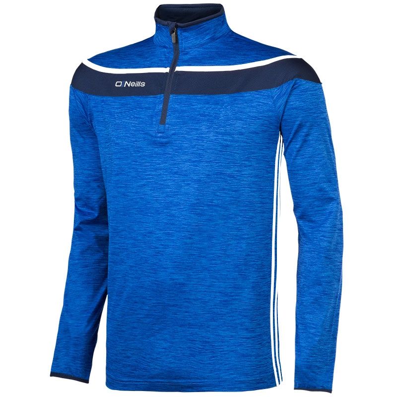 O'Neills Slaney 3 Stripe Half Zip (Melange Royal Navy White)